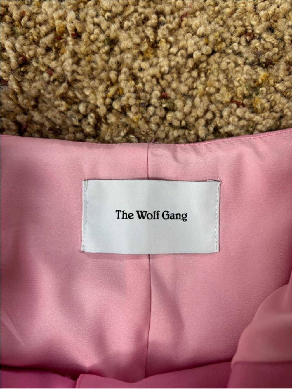 Pink Halter Mini Dress with Gold Buttons - Picture 7 of 10